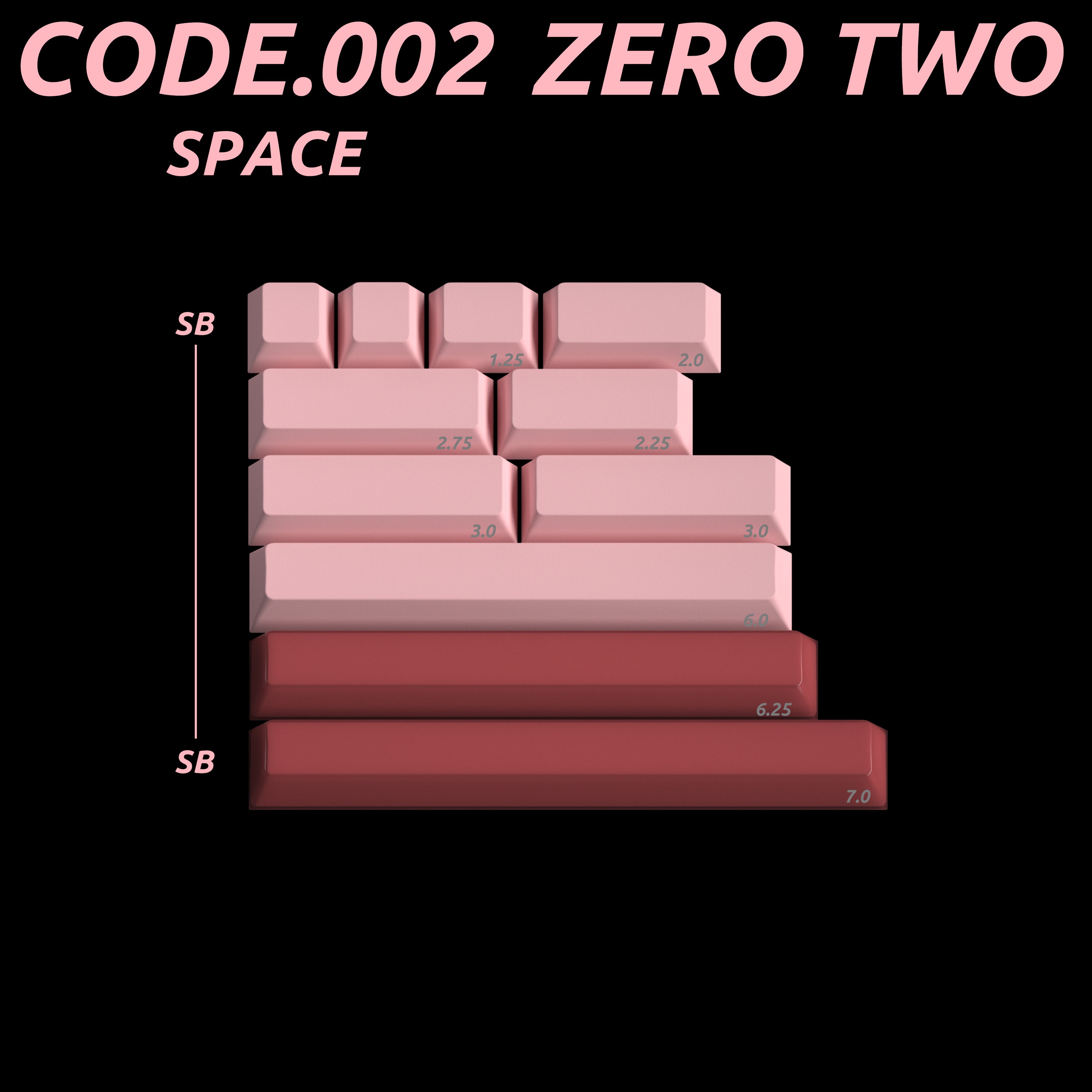 [IN STOCK]Keycaps-MW Zero Two 02 R2